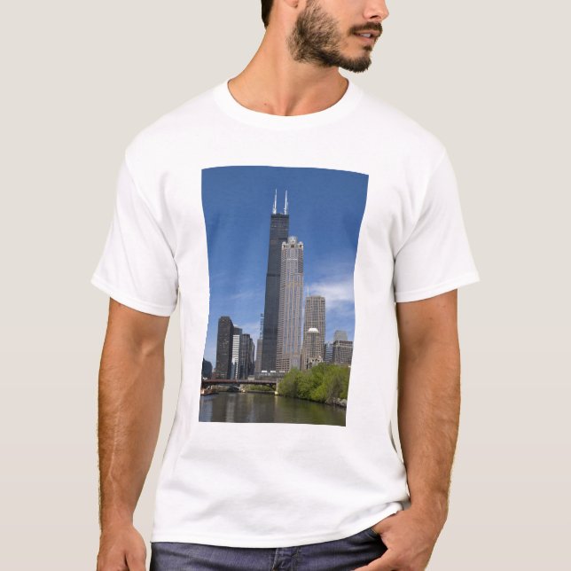 Camiseta Alojamiento de Willis Tower (anteriormente la torr (Anverso)
