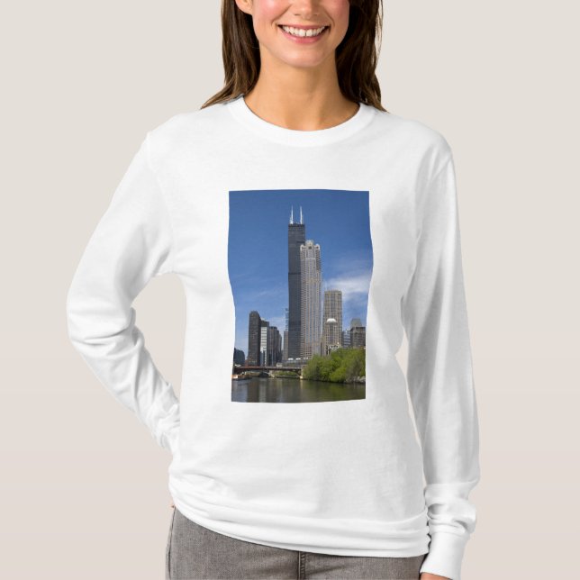 Camiseta Alojamiento de Willis Tower (anteriormente la torr (Anverso)