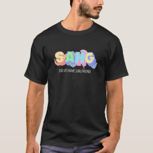 Camiseta Alojarse en casa Novia Social Media Trend Meme 1