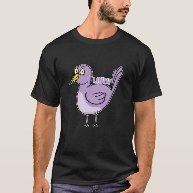 Camiseta Alondra Curiosa (Anverso)