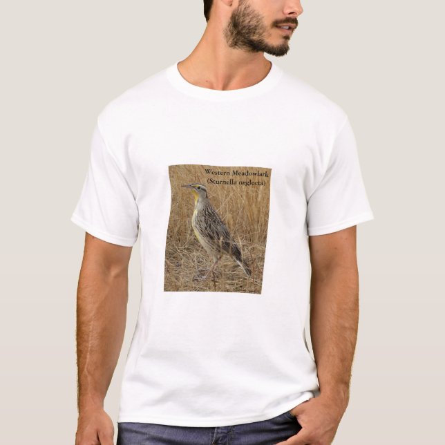 Camiseta Alondra de pradera occidental B57 (Anverso)