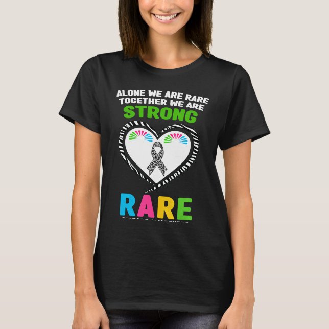 Camiseta Alone We Are Rare Together We Are Strong Rare Dise (Anverso)