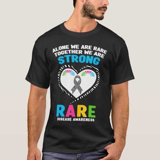 Camiseta Alone We Are Rare Together We Are Strong Rare Dise (Anverso)