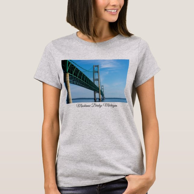 Camiseta Along Mackinac Bridge T-Shirt (Anverso)