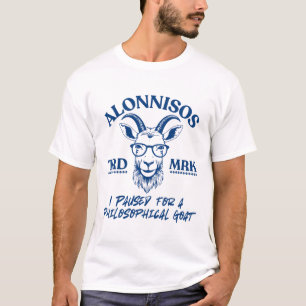 Camiseta Alonnisos: Me detuve ante una cabra filosófica