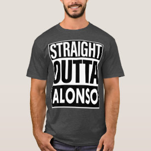 Camiseta Alonso Nombre Straight Outta Alonso