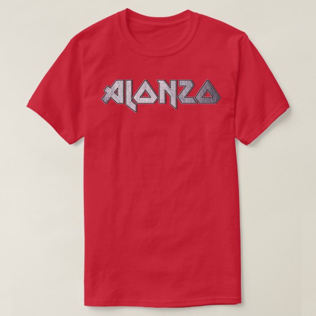Camiseta Alonzo metalizado fuerte (Diseño del anverso)
