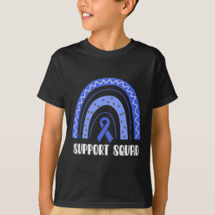 Camiseta Alopecia Areata Awareness Rainbow Ribbon Support S