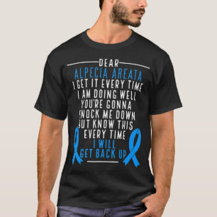 Camiseta Alopecia Areata Conciencia Volveré el pelo 