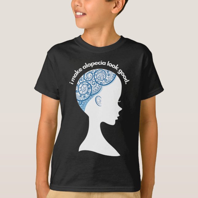 Camiseta Alopecia Areata Gift - Conciencia sobre la pérdida (Anverso)