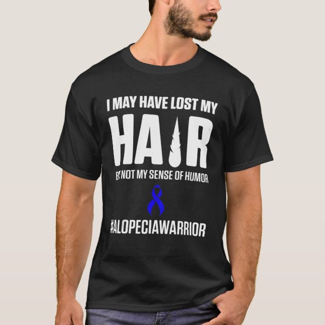 Camiseta Alopecia Awareness Hair Loss Warrior Survivor 3 (Anverso)