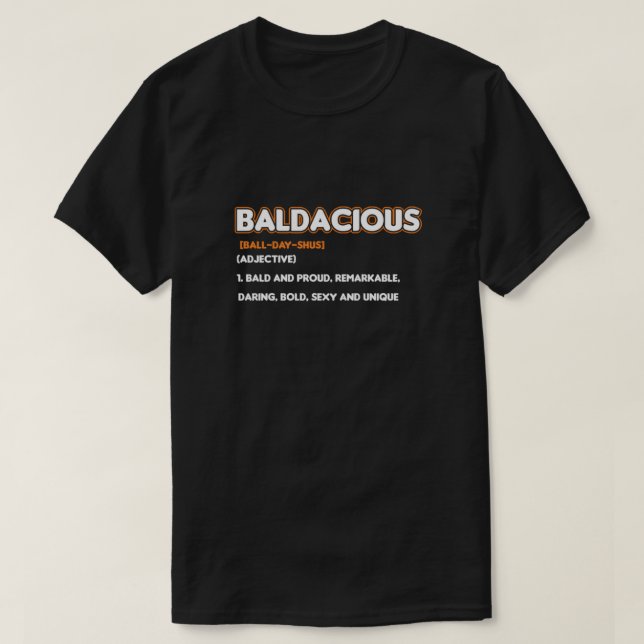 Camiseta Alopecia baldaciosa Regalo de calvicie (Diseño del anverso)