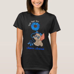 Camiseta Alopecia Conciencia Elephant Faith Hope Love Sunfl