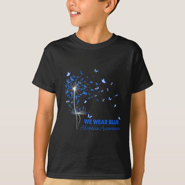 Camiseta Alopecia Conciencia Fe Esperanza Amor Dandelion (Anverso)