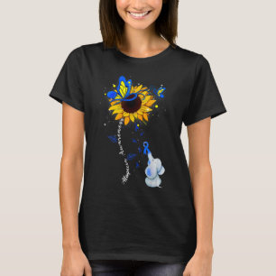 Camiseta Alopecia Conciencia Hombres Elefantes de Giro