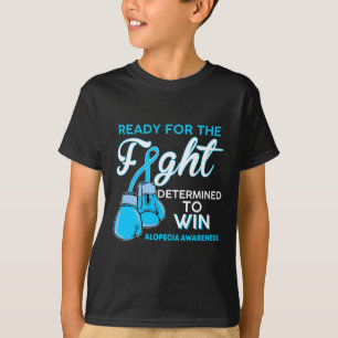 Camiseta Alopecia Conciencia Mariposa azul