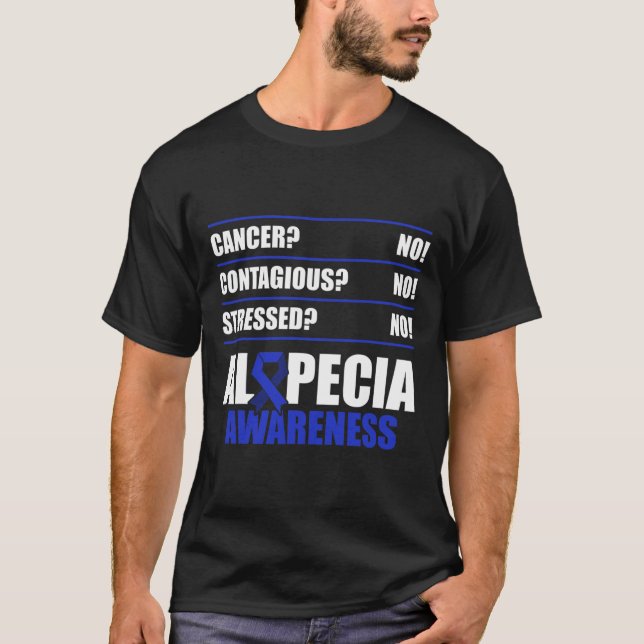 Camiseta Alopecia Conciencia Pérdida de cabello Guerrero Lu (Anverso)