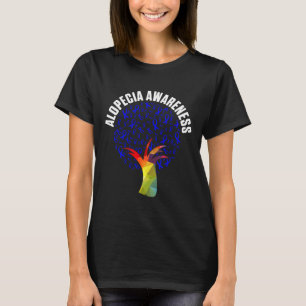 Camiseta Alopecia Conciencia Pérdida de cabello Guerrero Lu