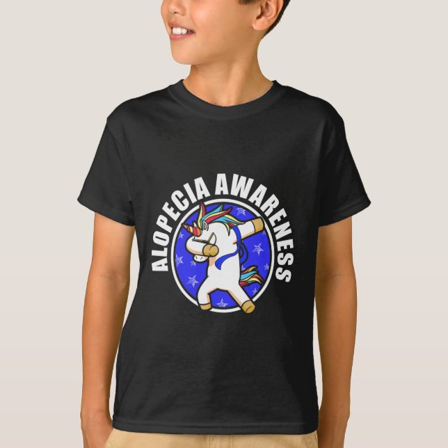 Camiseta Alopecia Conciencia Pérdida de pelo Guerrero Amant (Anverso)