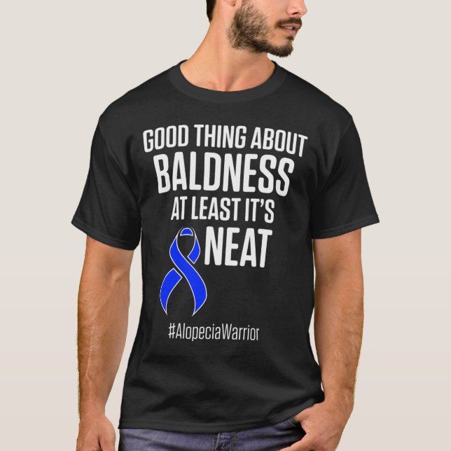 Camiseta Alopecia Conciencia Pérdida de pelo Guerrero Baldn (Anverso)