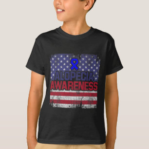 Camiseta Alopecia Conciencia Pérdida de pelo Guerrero Pelea