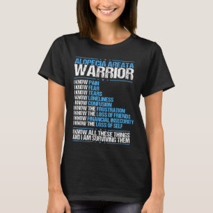 Camiseta Alopecia Conciencia Pérdida del pelo Sobrevivient