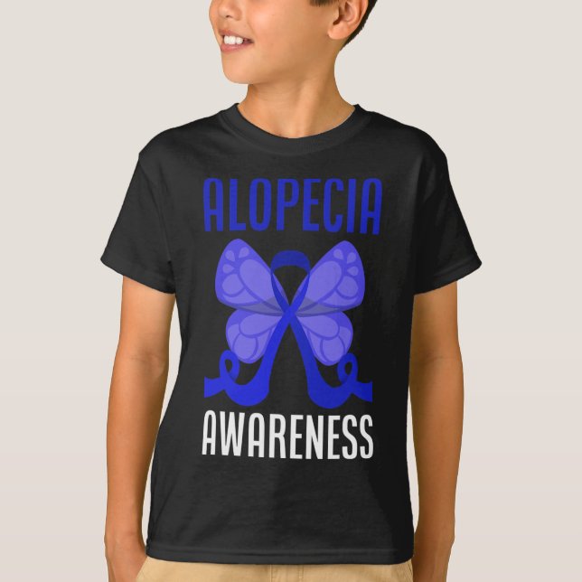 Camiseta Alopecia Guerrera Alopecia Conciencia (Anverso)