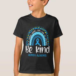 Camiseta Alopecia Sensibilización Leopardo Arcoiris Elija A