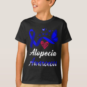 Camiseta Alopecia Sensibilización Mariposas Soporte de Cint