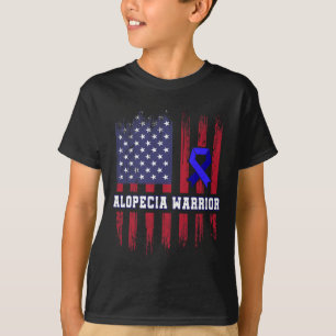 Camiseta Alopecia Sensibilización Pérdida de pelo Guerrero 