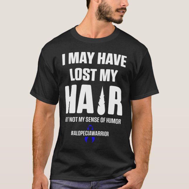 Camiseta Alopecia Sensibilización Pérdida de pelo Guerrero  (Anverso)