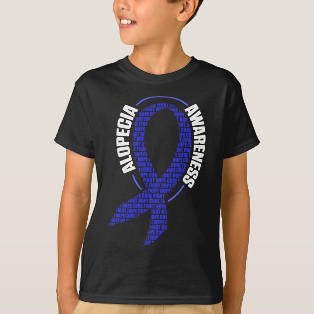 Camiseta Alopecia Sensibilización Pérdida del pelo Guerrero (Anverso)