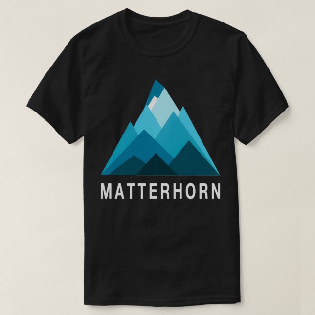 Camiseta Alp suizo de escalada de montaña en Suiza (Diseño del anverso)