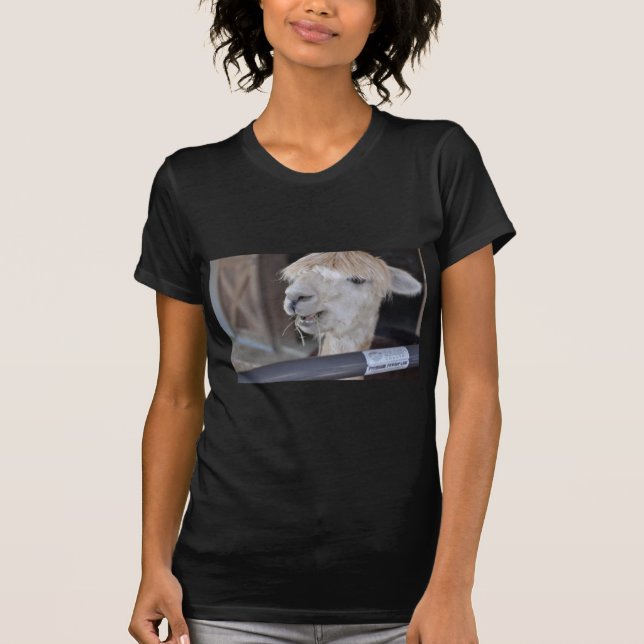 Camiseta Alpaca, Blanca (Anverso)