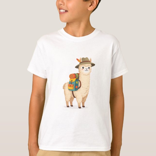 Camiseta Alpaca de Aventura (Anverso)