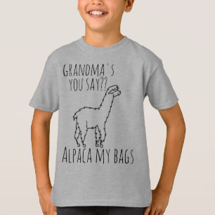 Camiseta alpaca de la abuela mis bolsos