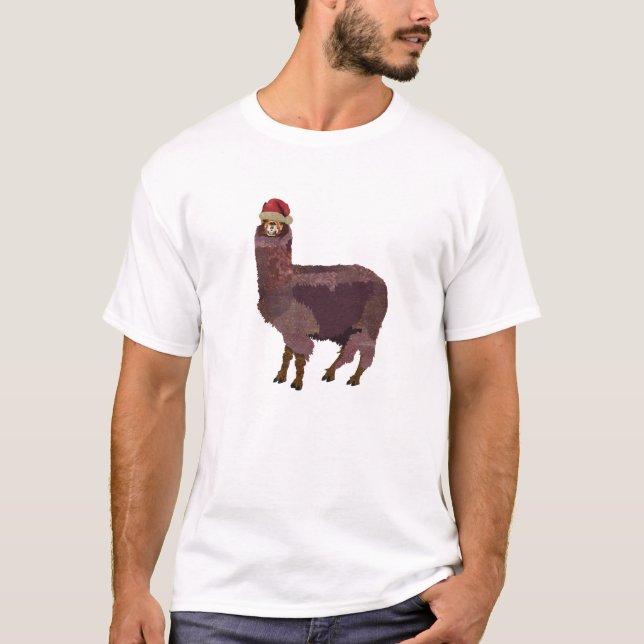 Camiseta Alpaca del navidad (Anverso)
