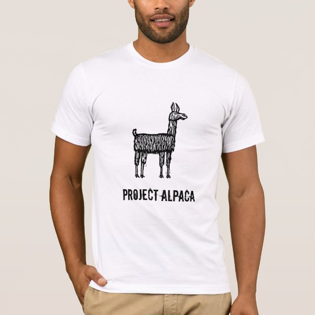 Camiseta Alpaca del proyecto (Anverso)