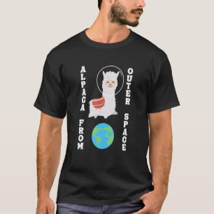 Camiseta Alpaca Divertida de Otro Mundo Llama Vicuña Guanac