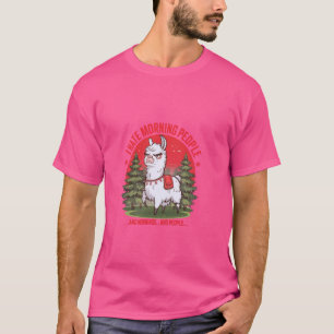 Camiseta Alpaca Divertida Gruñona Divertida No Me Gustan Lo