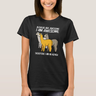 Camiseta Alpaca For Men Women Camelid Mammal Animal