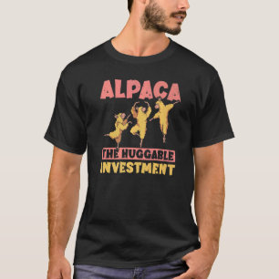 Camiseta Alpaca La Inversión Huggable Alpaca Whisperer Fa