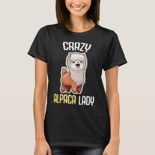 Camiseta Alpaca Lady Mujeres Cuidada Alpaca Lama Zoo 7