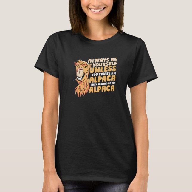 Camiseta Alpaca Llama Animal 1 (Anverso)