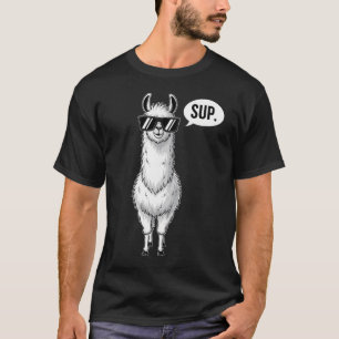 Camiseta Alpaca Llama con Gafas de Sol – Sup Animal Diverti