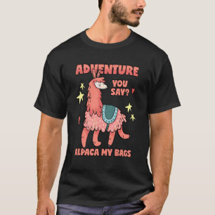 Camiseta Alpaca Llama Travel Adventure Vacation