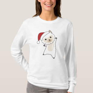 Camiseta Alpaca Merry Christmas Winter Animals Alpacas