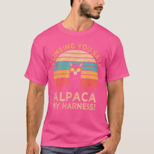 Camiseta Alpaca Mi Arnés Divertido Escalada en Roca