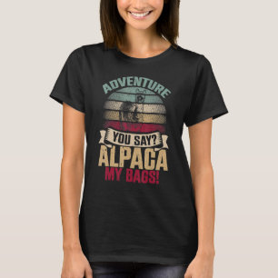 Camiseta Alpaca My Bags Alpaca Lama Campamento Natural al a