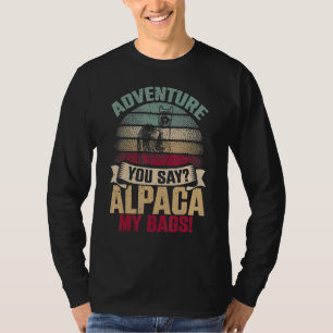 Camiseta Alpaca My Bags Alpaca Lama Campamento Natural al a